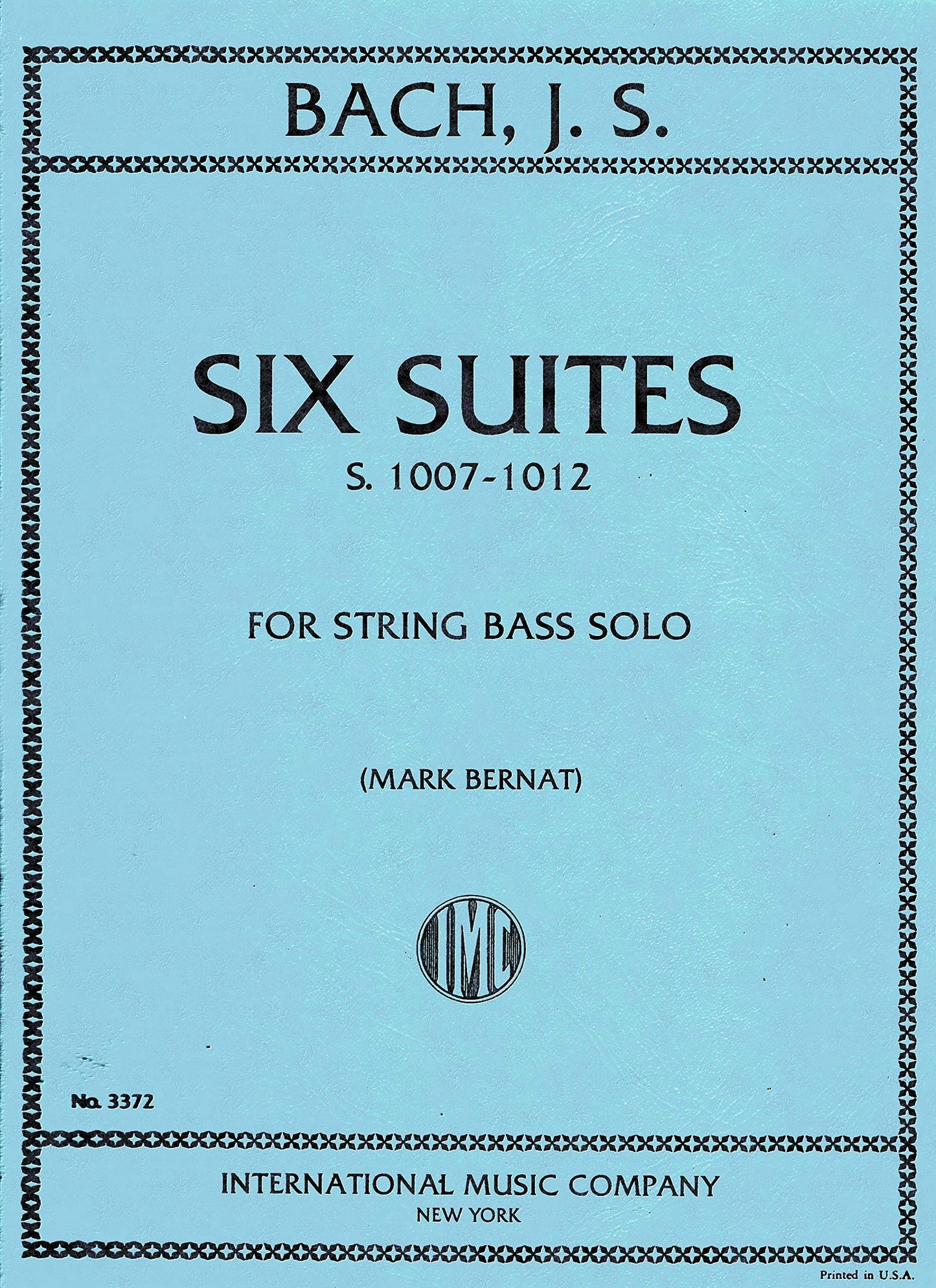 Bach - Six Suites for String Bass Solo, BWV 1007-1012