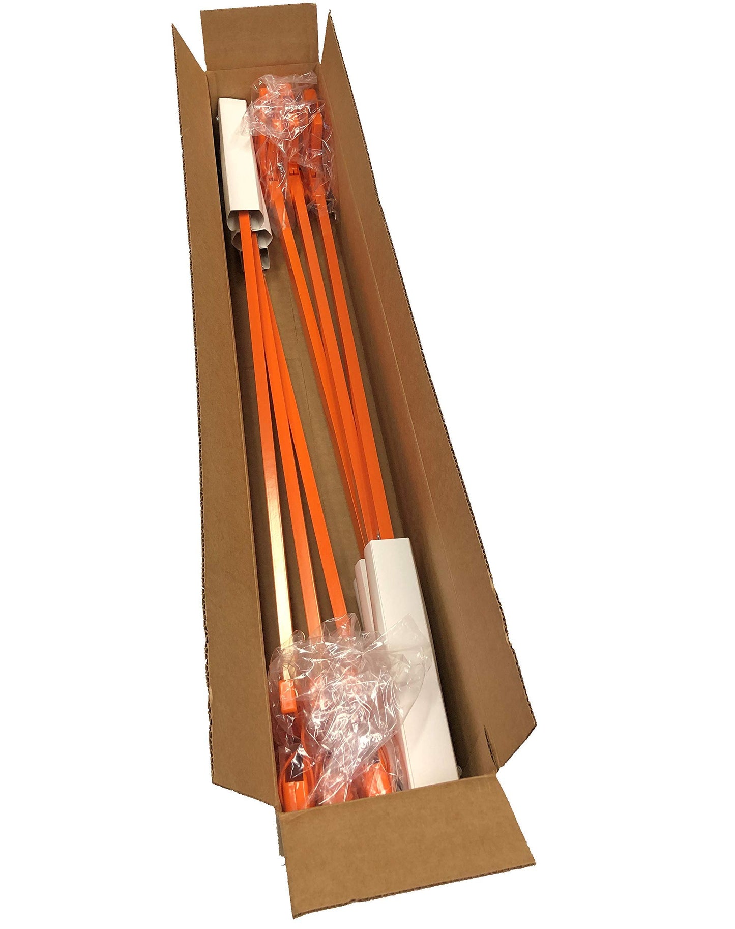 ArcMate Orange-U-Tongs PRO Grade Litter Pick up Tool, Elastic Lanyard, Suction Cup Reacher Grabber for Indoor or Outdoor Use, 33" Reach, 5lb. Pick Up Capacity, Orange, 36", 6 Pack (7702-6)