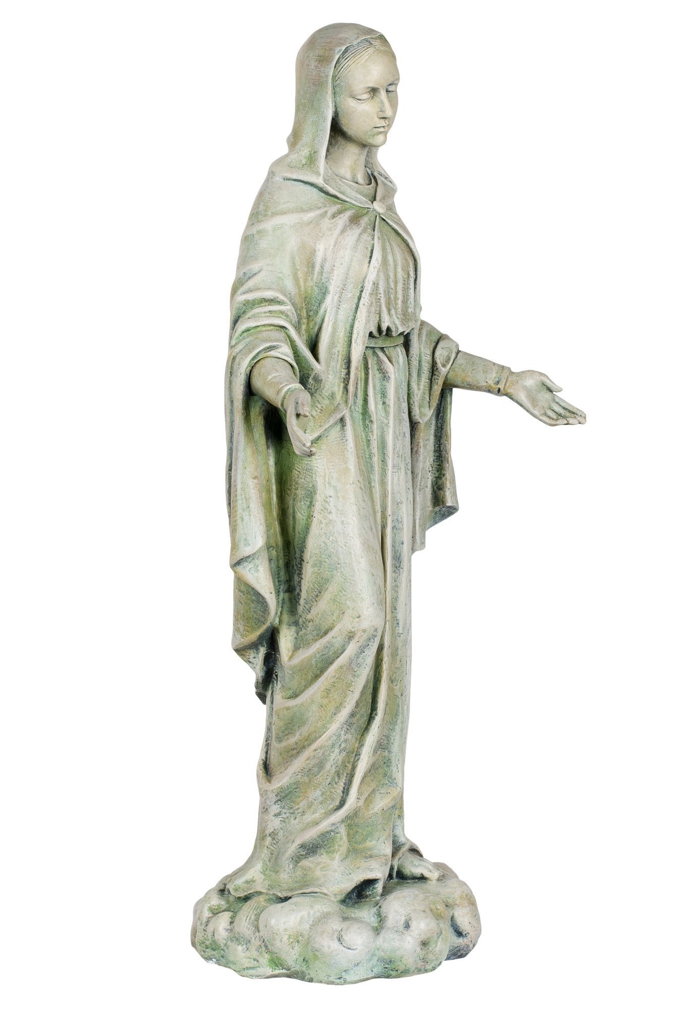 Roman Joseph's Studio Our Lady of Grace Garden Statue – 24" Tall Religious Outdoor Décor – Blessed Virgin Mary, Patron Saint Yard Sculpture