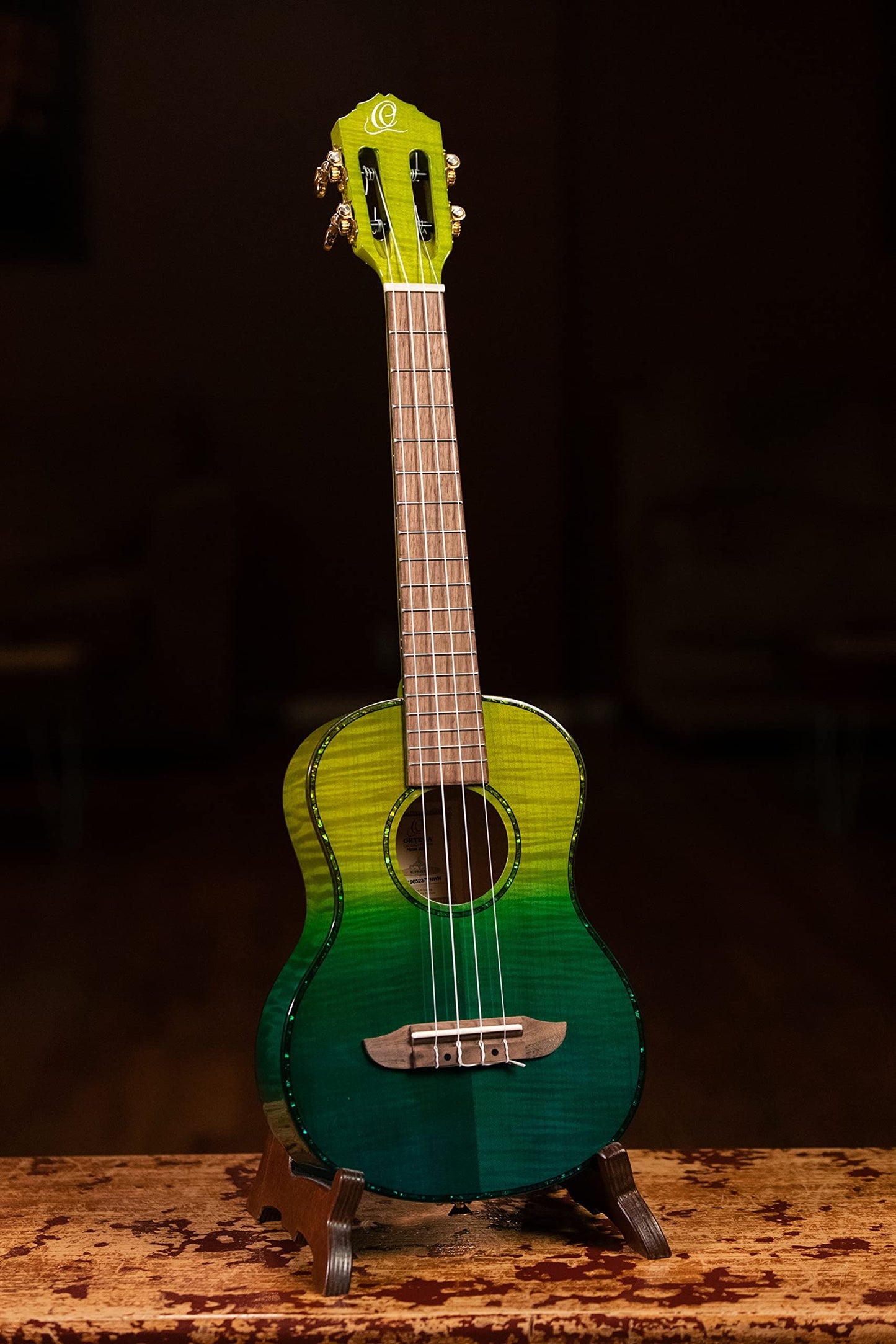 Ortega Prism Series Tenor Ukulele + Deluxe Gig Bag - Flamed Maple