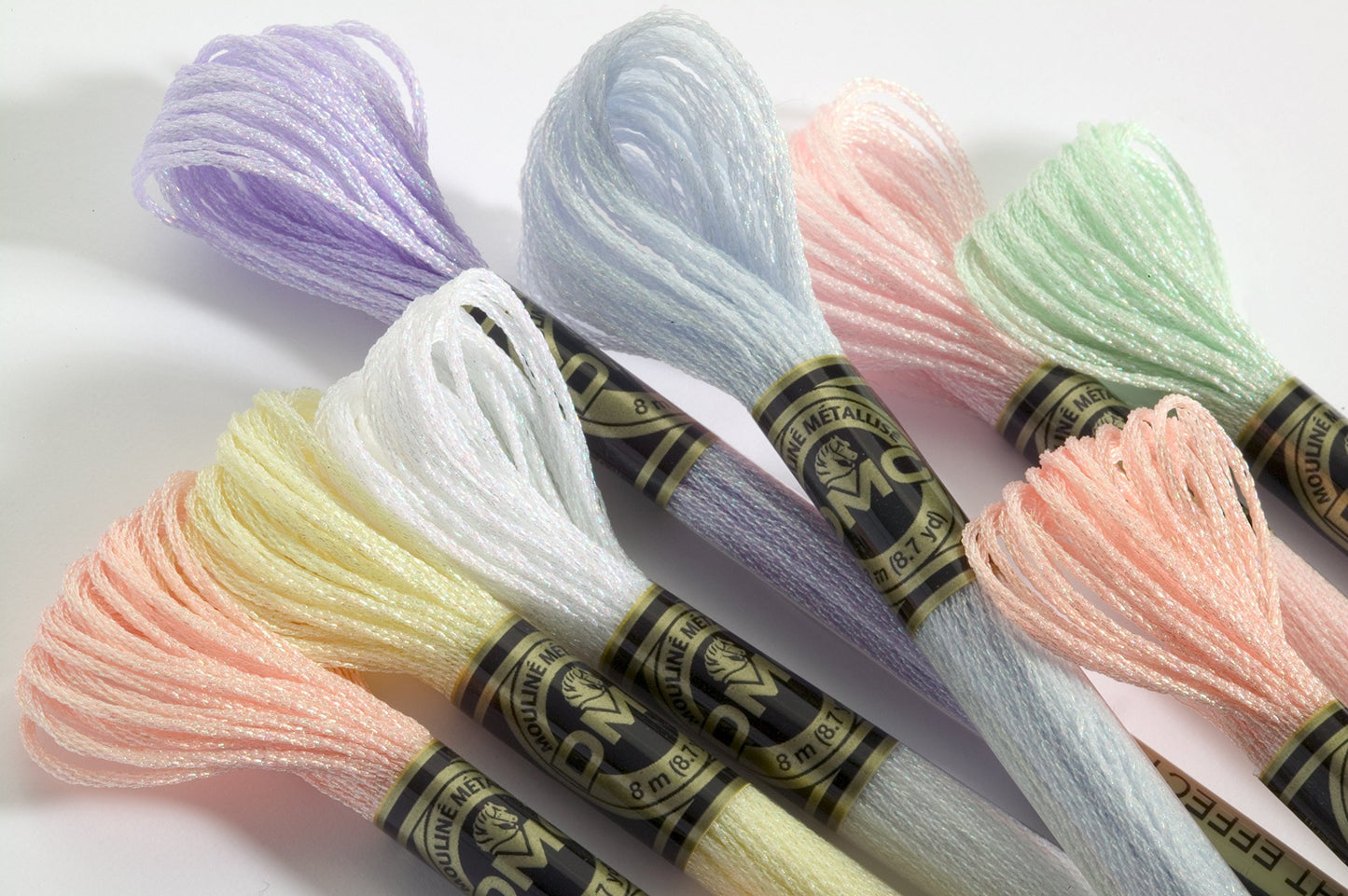 DMC Light Effects Embroidery Floss 8.7 Yards Light Gold 317W-E3821 (6-Pack)