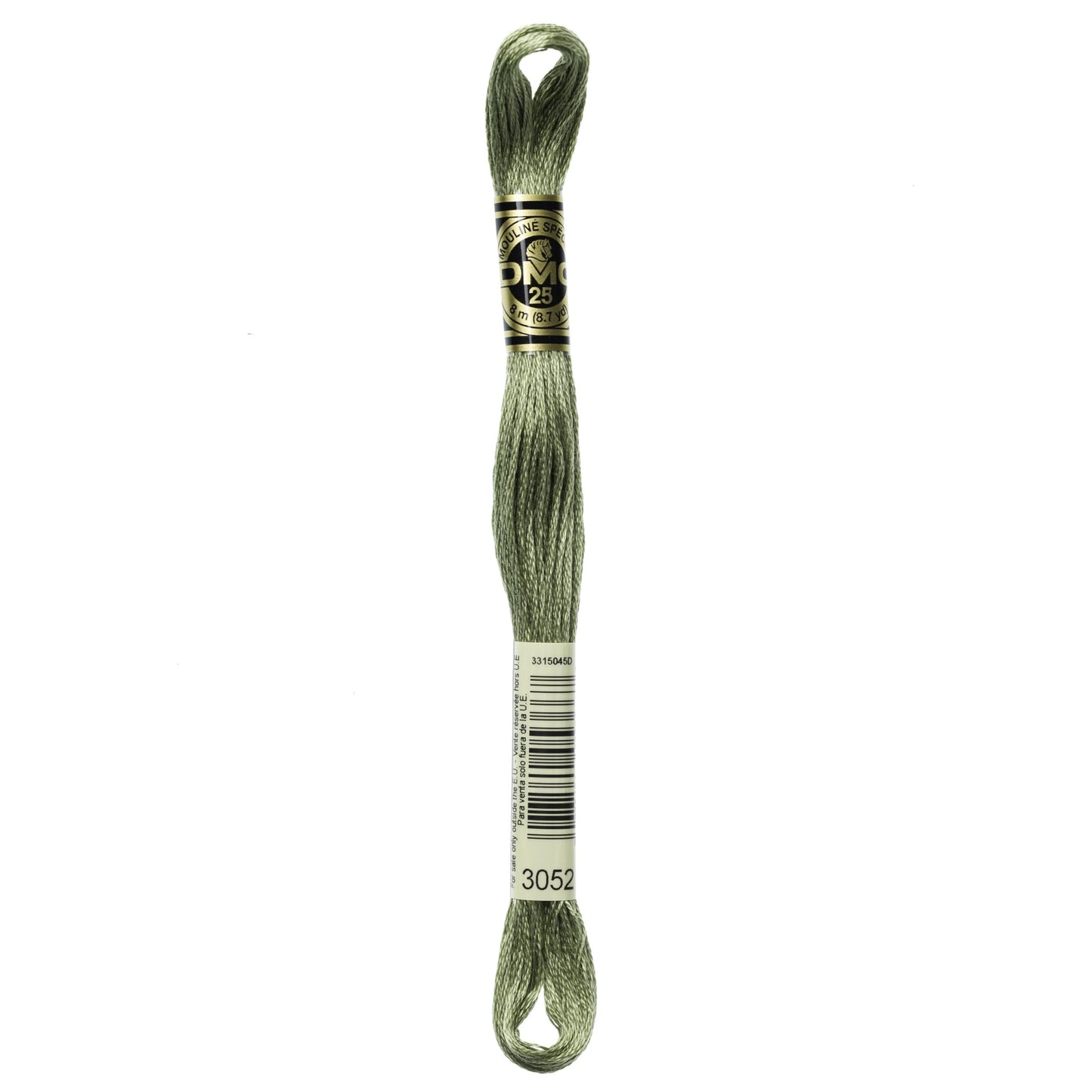 Dmc 6-Strand Embroidery Cotton 8.7yd-Medium Green Grey