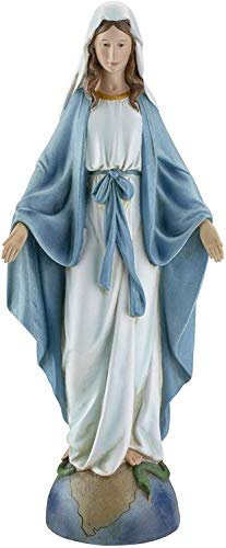 Roman Joseph's Studio, 14" H Our Lady of Grace Figure, Religious Gifts, Home Decor