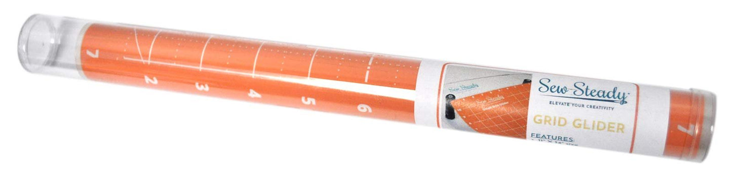 Sew Steady Small Free Motion Quilting Slider Mat Grid Glider Marked 11" x 14" with Tacky Back