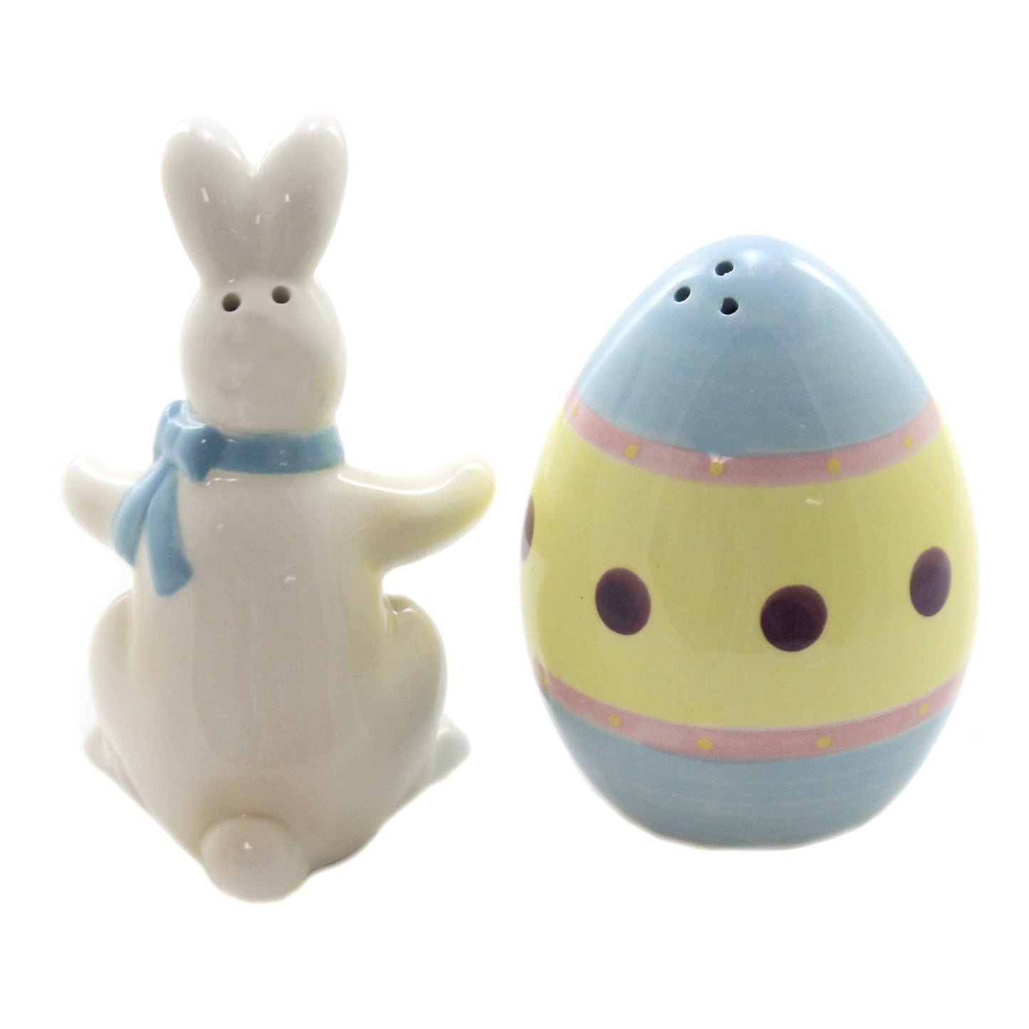 Pacific Trading Easter Bunny Egg Magnetic Salt Pepper Shaker Set