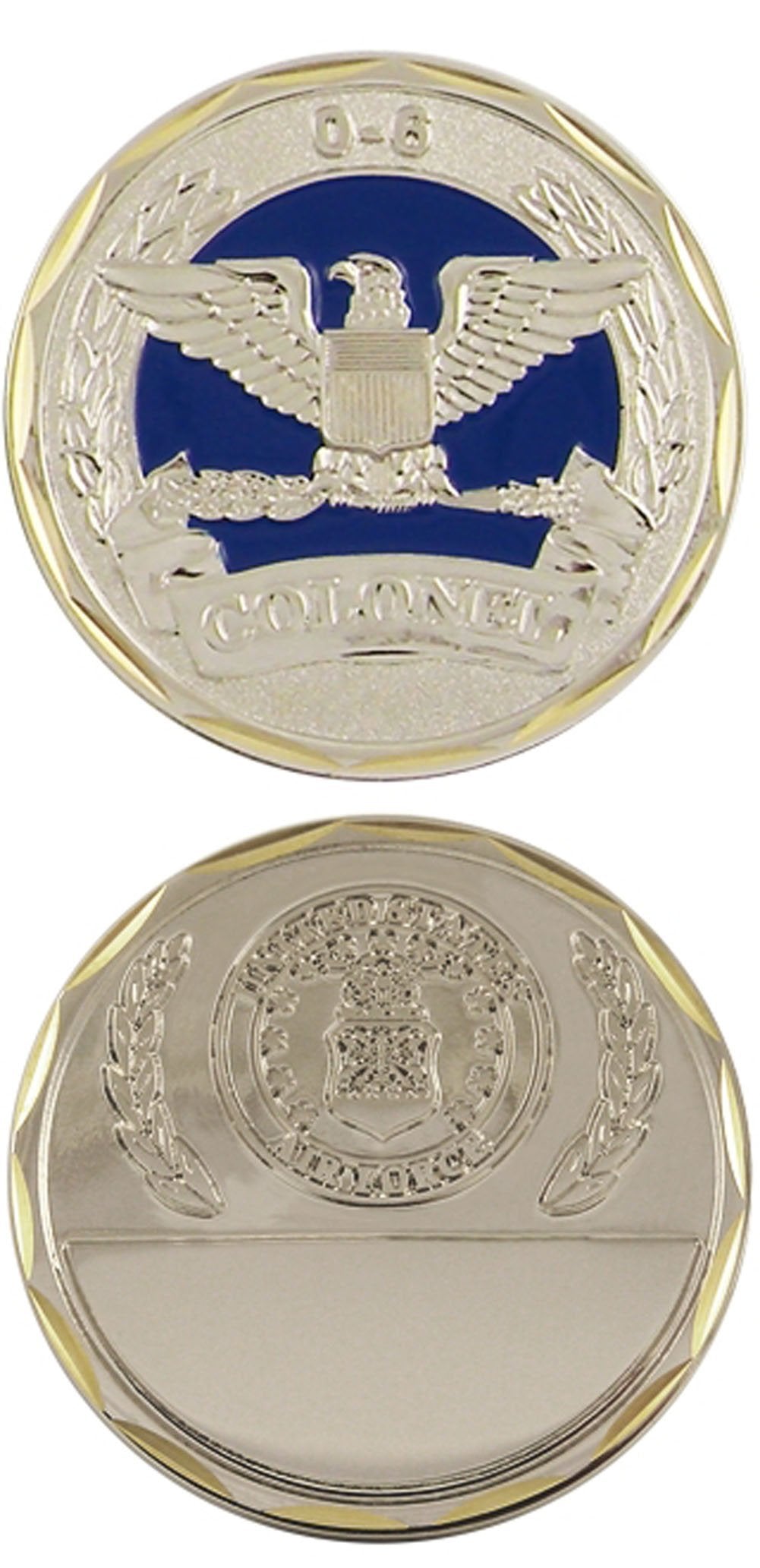 U.S. Air Force Colonel 0-6 Challenge Coin by Eagle Crest