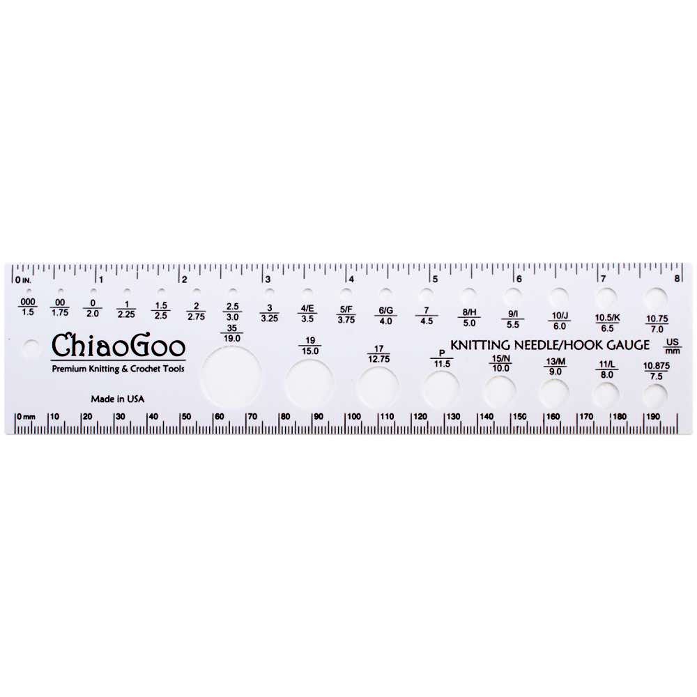 ChiaoGoo Needle Gauge 8 inch (20cm) 1091-8