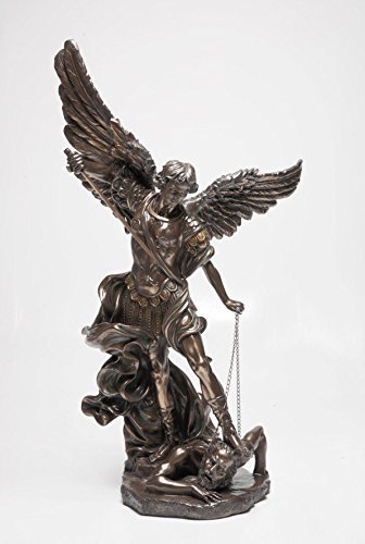 PTC 47 Inch Large Saint Michael The Archangel Resin Statue Figurine