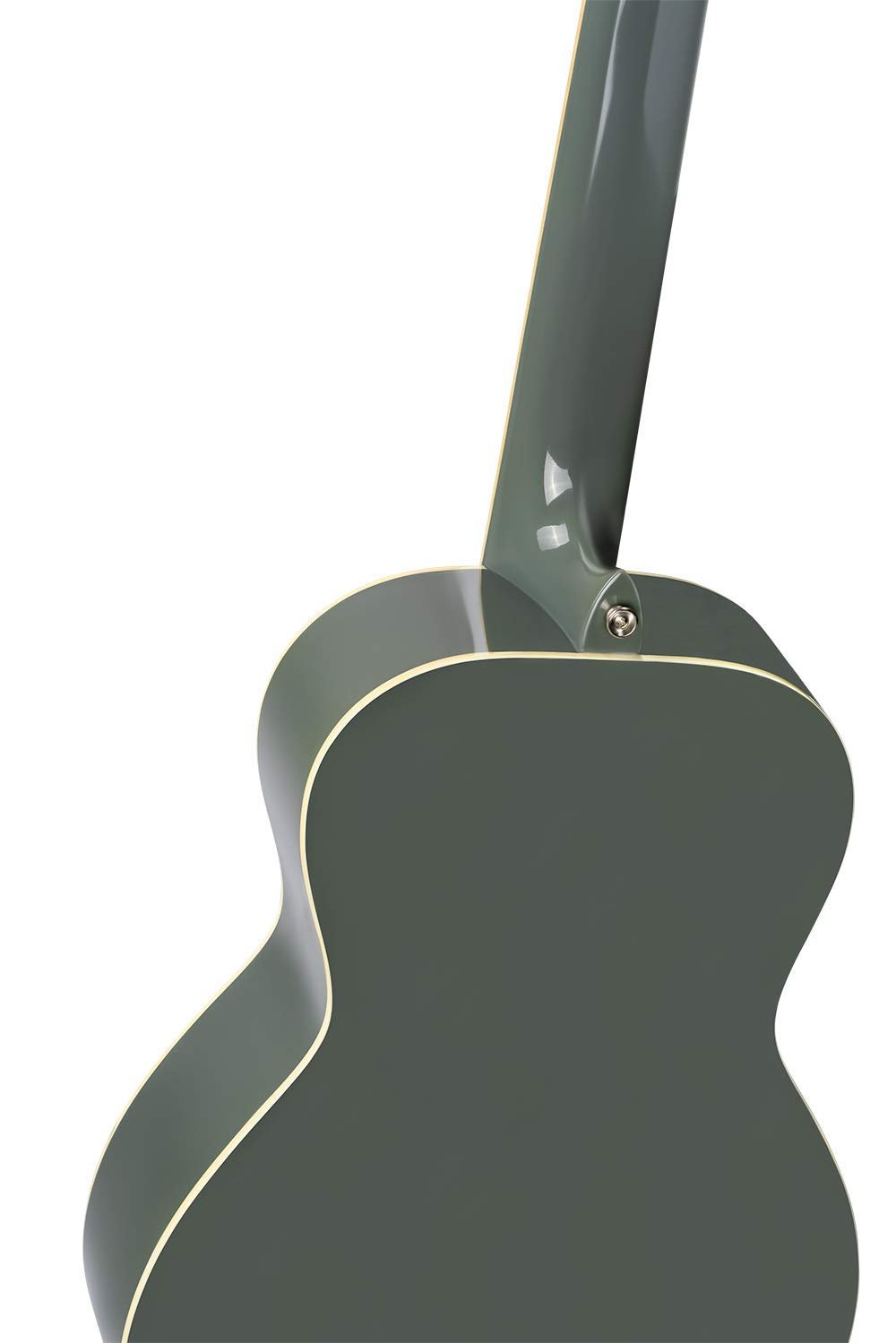 Ortega Guitars 6 Gaucho Series Nylon String Parlor Guitar w/Bag, Right, Platinum Grat (RGA-PLT)