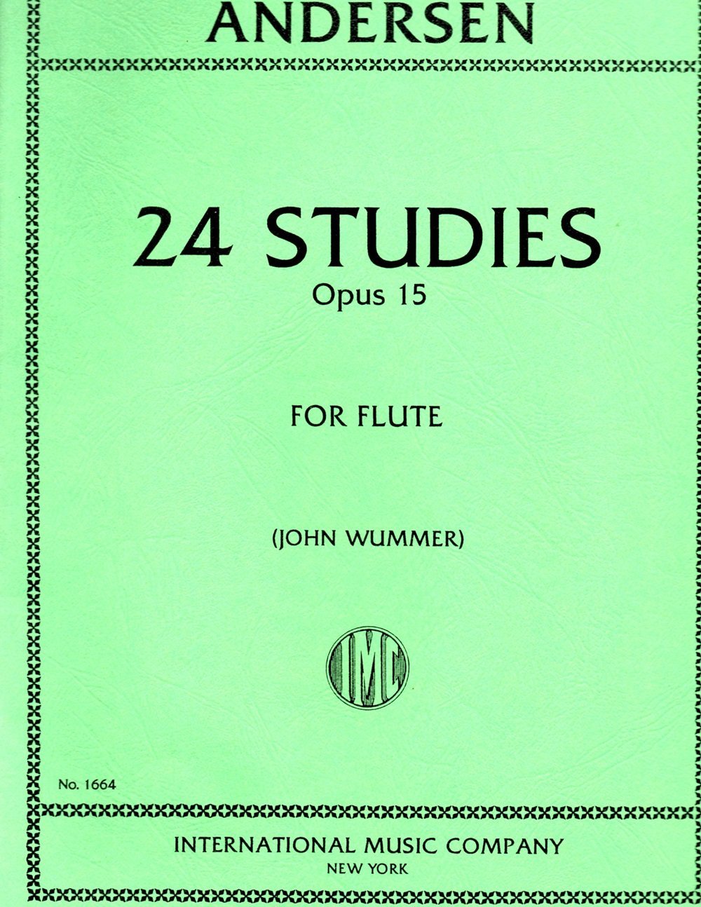 24 Studies Opus 15 For Flute Solo