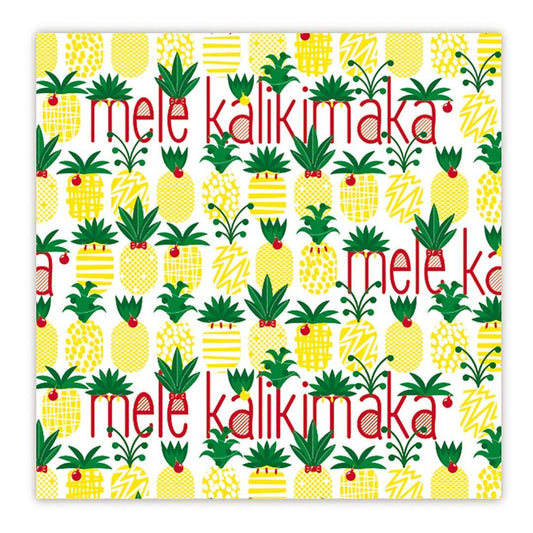 Welcome to the Islands Hawaiian Wrapping Paper 2 Rolls Mele Pineapple Parade