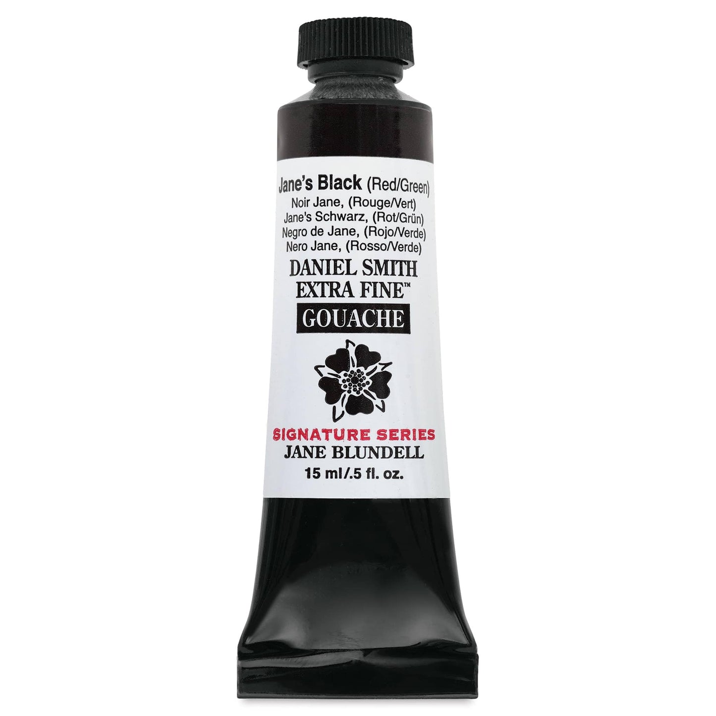 DANIEL SMITH Extra Fine Gouache - Jane's Black (Red/Green), 15 ml