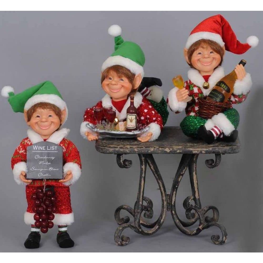 Karen Didion Wine Elf Set of 3