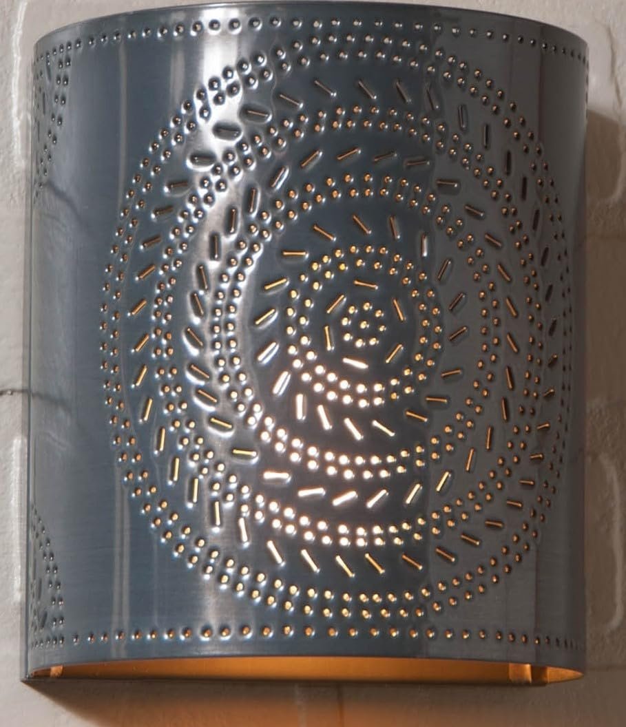 Chisel Sconce Light in Country Tin