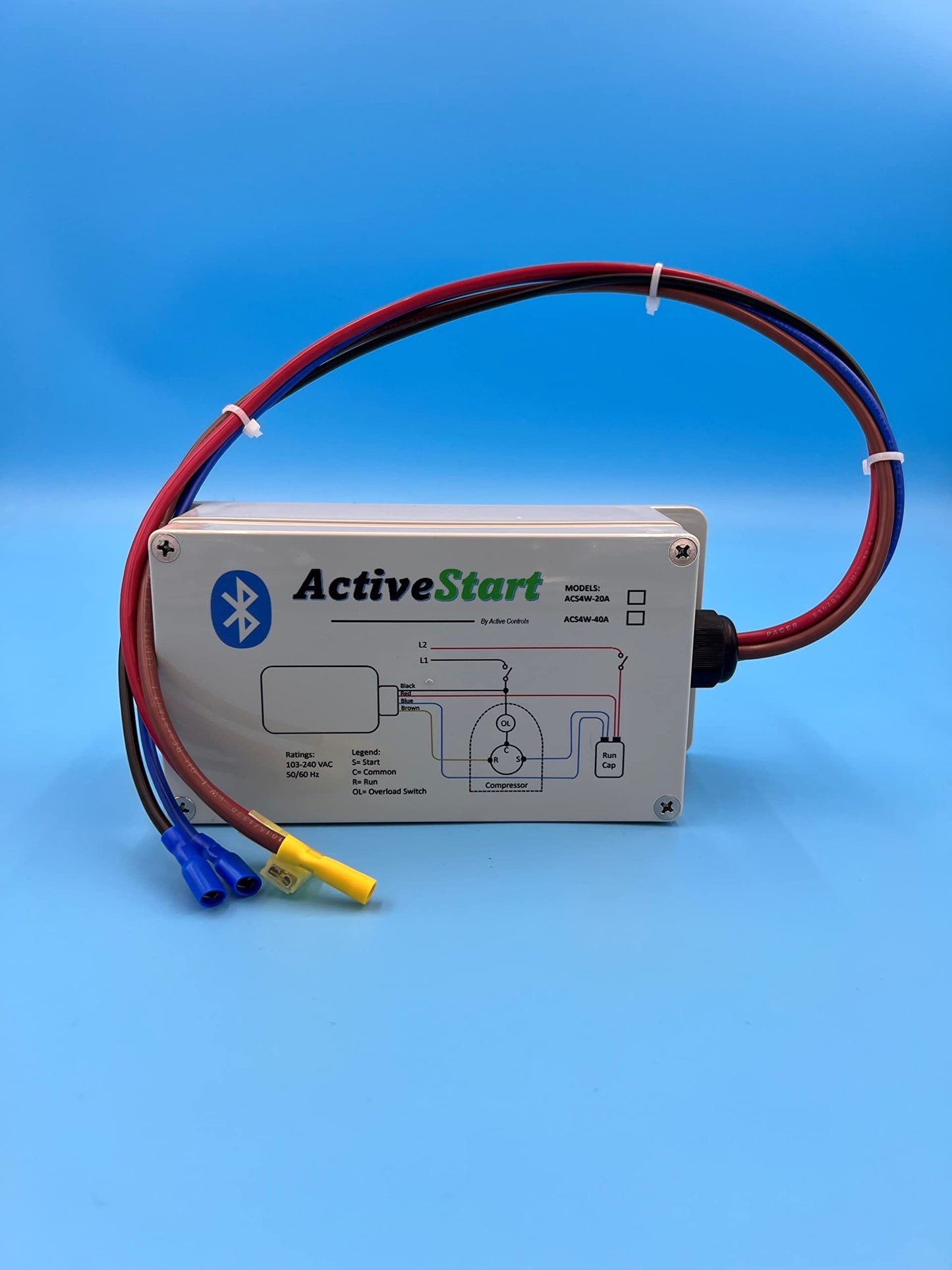 SoftStarter 40 Amps up to 72000 BTU Comp, SoftStart Home Air Conditioning, Start an Air Conditioner on a Small Generator - Trailer, Camper, Home HVAC