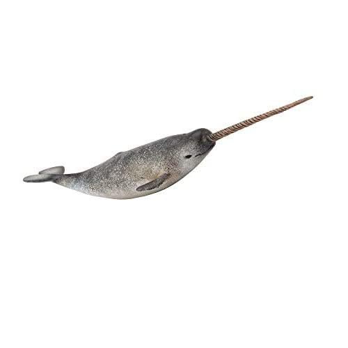 CollectA Sea Life Narwhal Toy Figure - Authentic Hand Painted Model