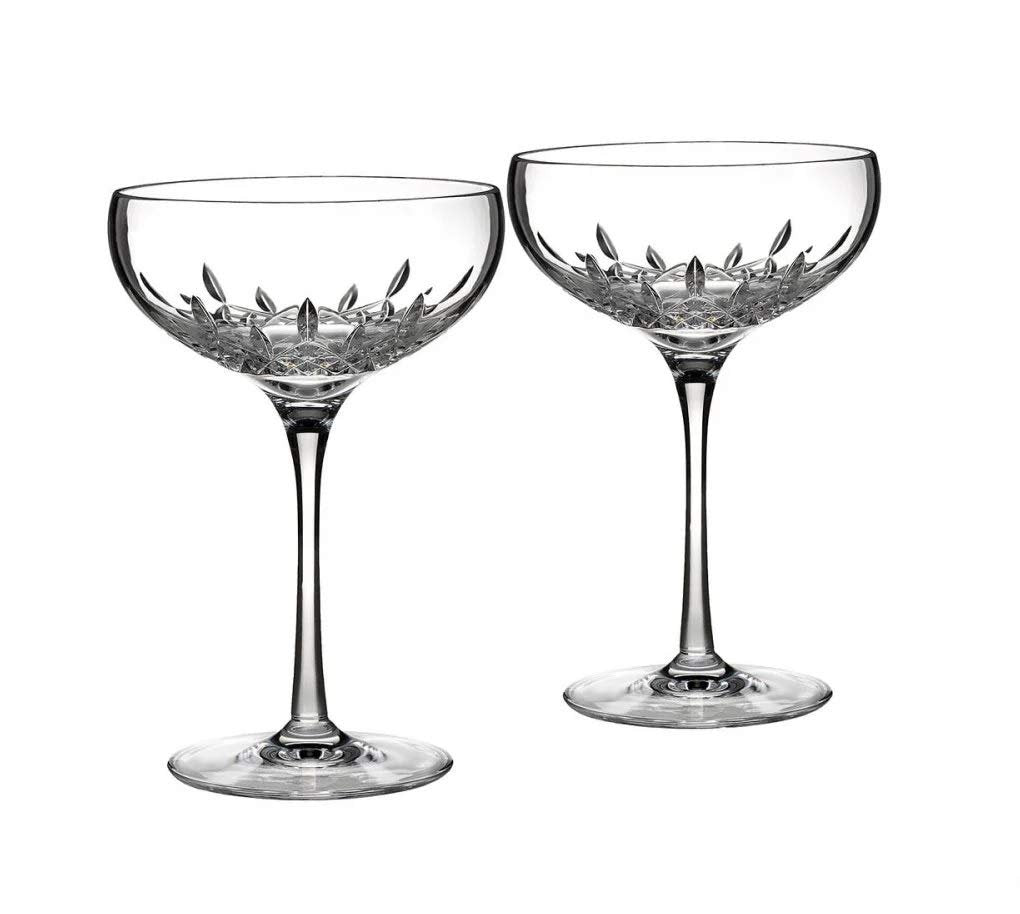 Waterford Wedgewood"Lismore" Set Of 2 Champagne Saucers