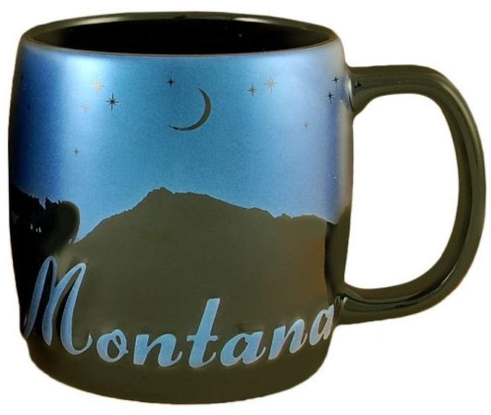 Americaware SMMON03 Montana 22 oz Night Sky Silhouette Mug