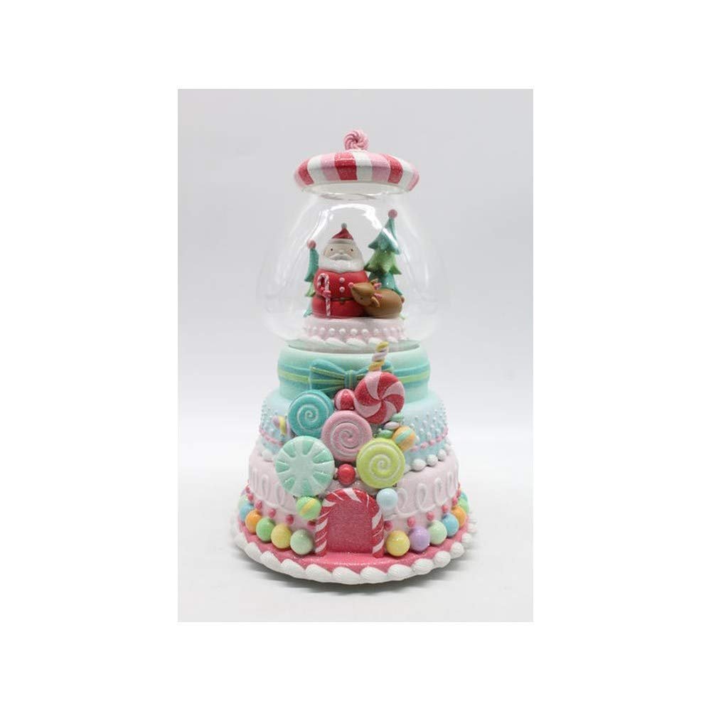 December Diamonds 14-inch Candy Machine with Santa Figurine - Whimsical Christmas Collectible for Home Decor