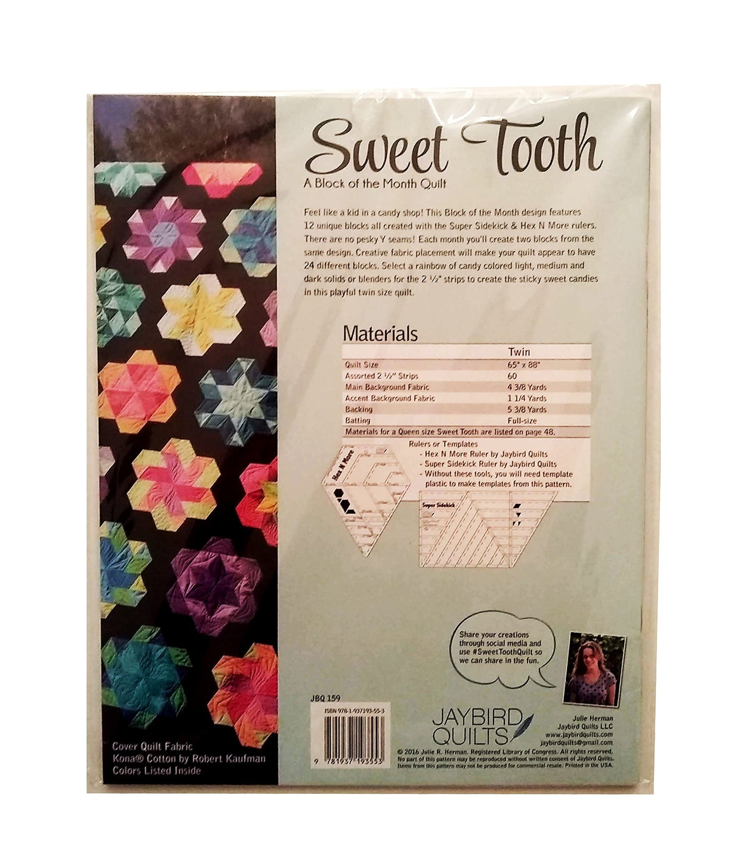 Jaybird Sweet Tooth Block of The Month