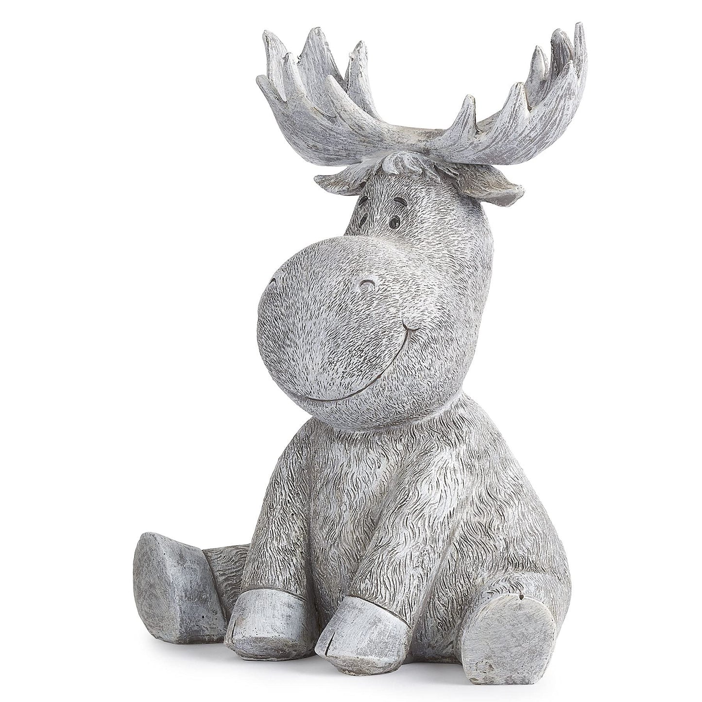 Roman Pudgy Moose 9.5 Inches Height Garden Figurine