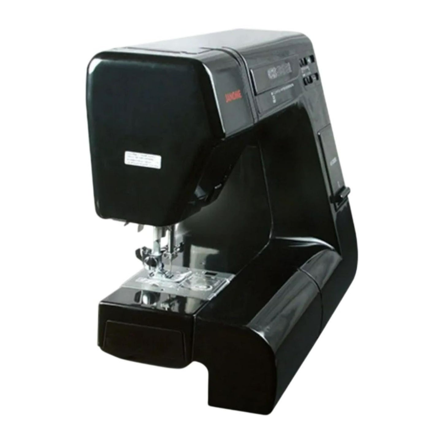 Janome HD-5000 Black Edition Heavy-Duty Sewing Machine with Aluminum Body, 18 Stitches, Free Arm, and Built-In Needle Threader