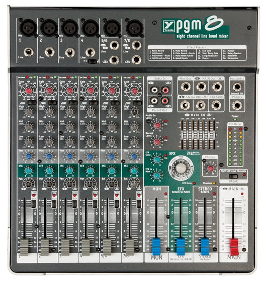 Yorkville PGM8 8-Channel Passive Compact Mixer