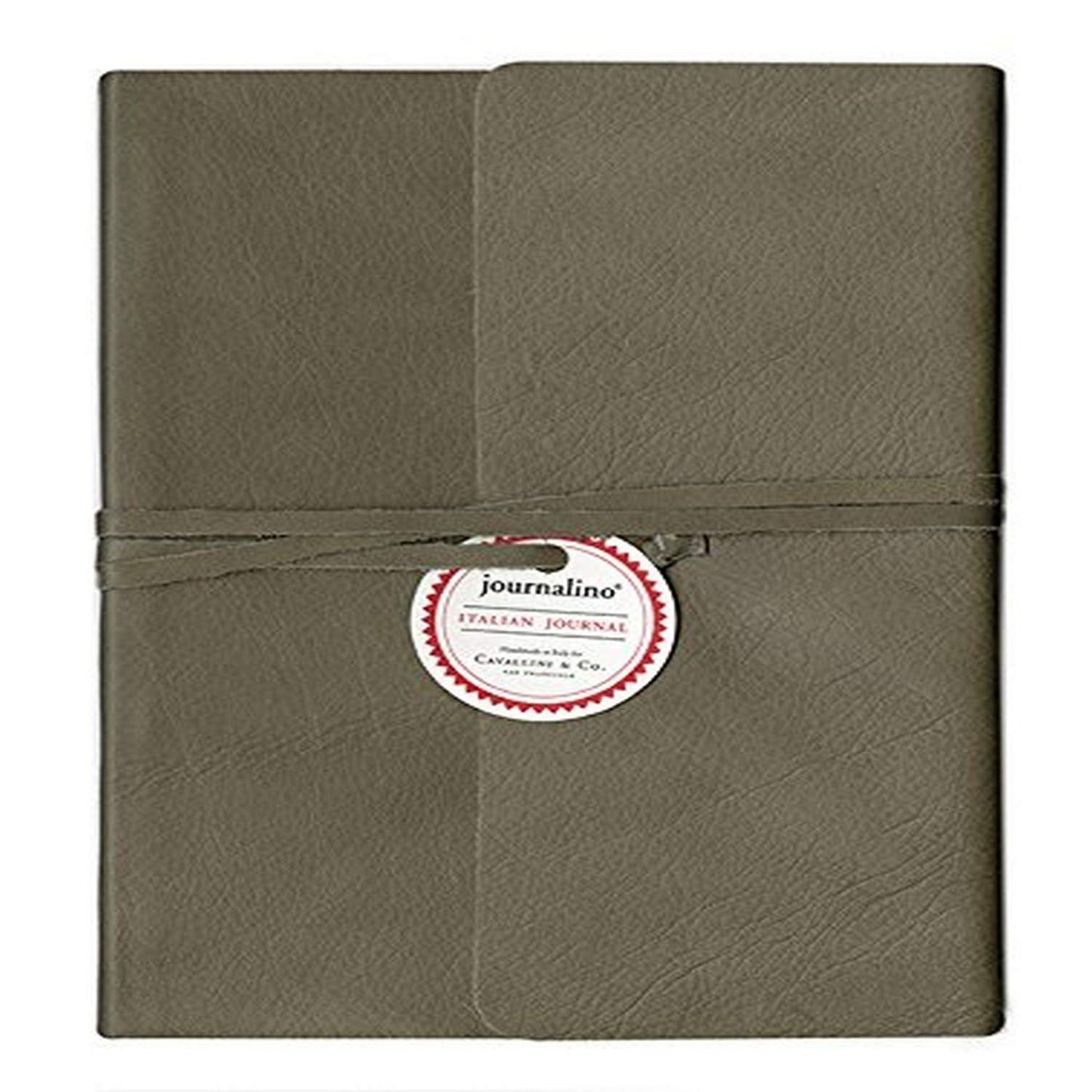 Cavallini Papers & Co. JNLY/Gry Slim Leather Journal, 6" x 8", Grey