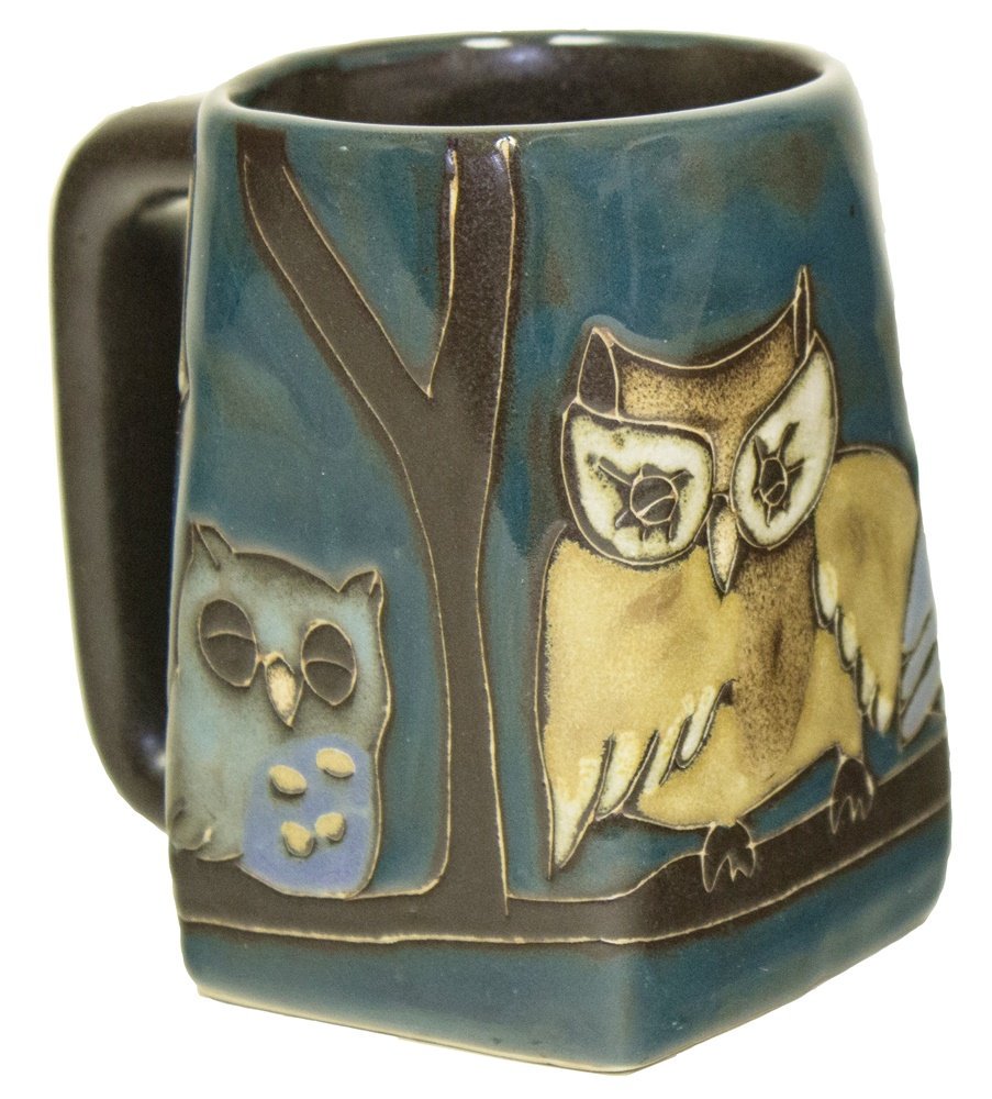 Mara Stoneware Mug - Owls on Branch 12 oz.