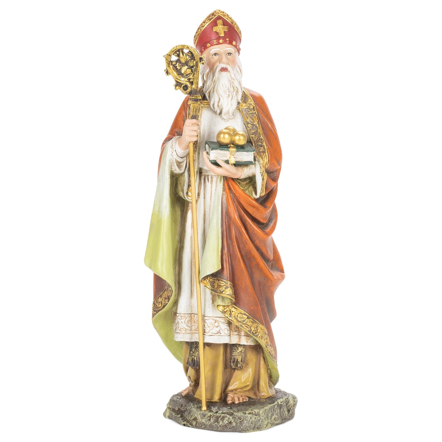 Joseph's Studio by Roman, Renaissance Collection, 10.5" H ST Nicholas Figure, Home Décor, Devout Gift, Prayerful Inspiration (3x4x10)