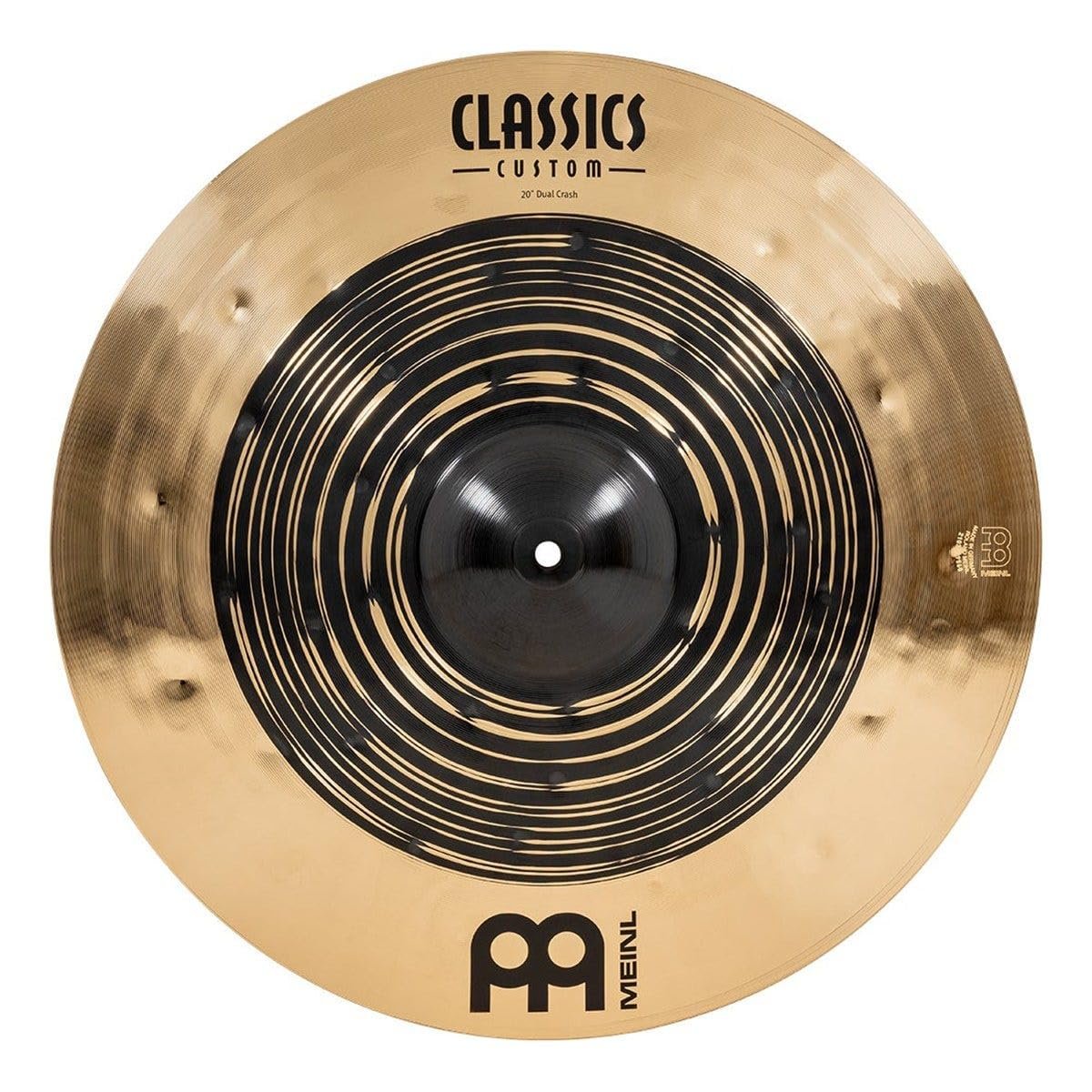 MEINL Cymbals Minel Classics Custom Dual Series Crash Cymbal Dual Crash CCDUC