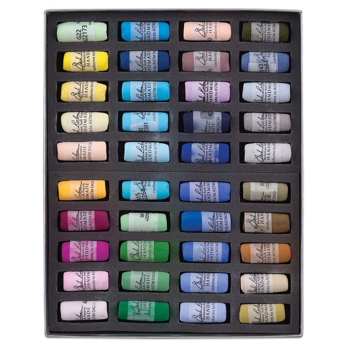 Jack Richeson 422926 Hand Rolled Soft Pastels Landscape Set