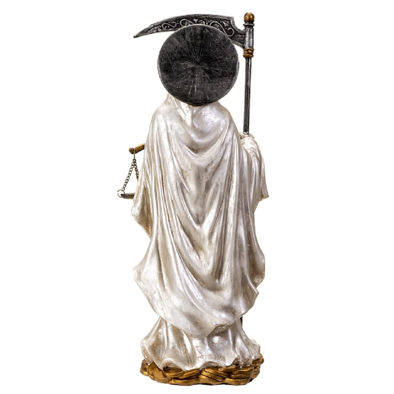 Pacific Giftware Pacific Trading Santa Muerte White Gown Figurine Death 10 Inch