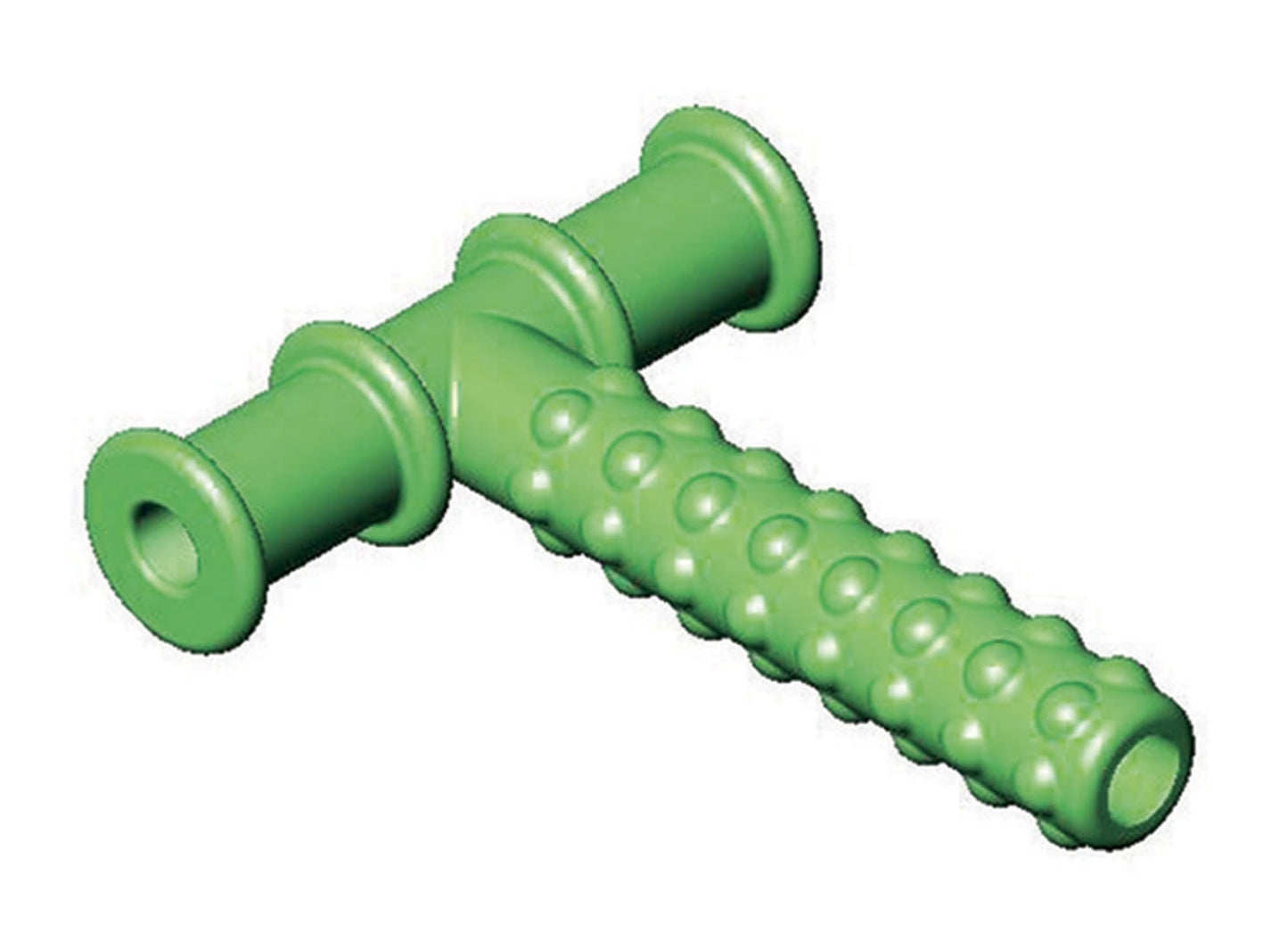 Speech Pathology LLC Knobby Tube Chew Tool, 1/2 in Dia, Green