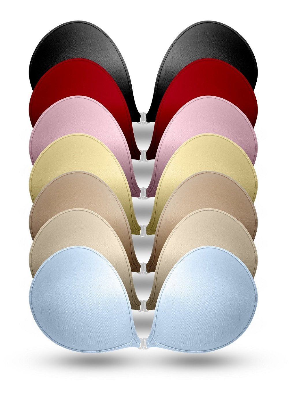 NuBra Feather Lite Super Light Adhesive Bra (Cup C, Nude)