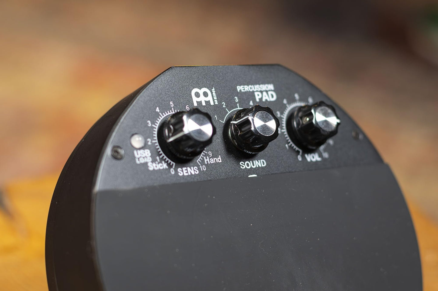 Digital Percussion Effects Pad—Five Pre-programmed Sounds