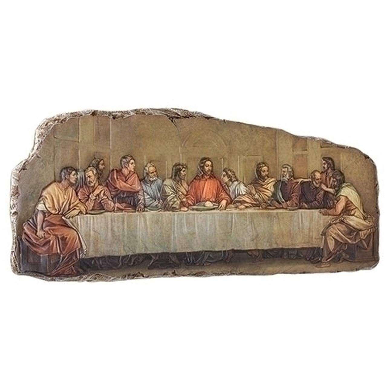 Joseph's Studio by Roman, Panels & Plaques Collection, 7.75"H THE LAST SUPPER PLAQUE, Home Décor, Devout Gift, Prayerful Inspiration (1x10x7)