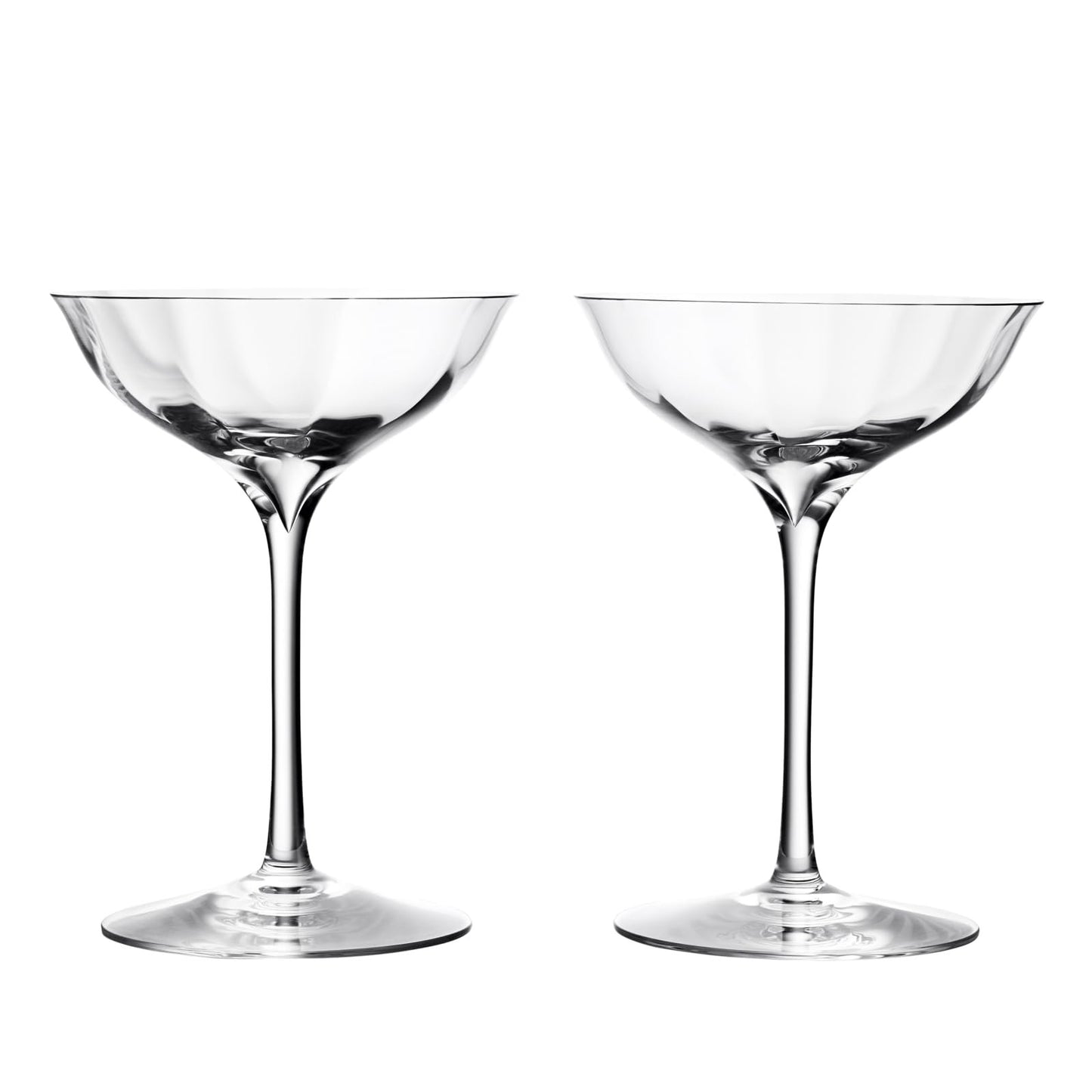 Waterford Elegance Optic Belle Coupe, Pair