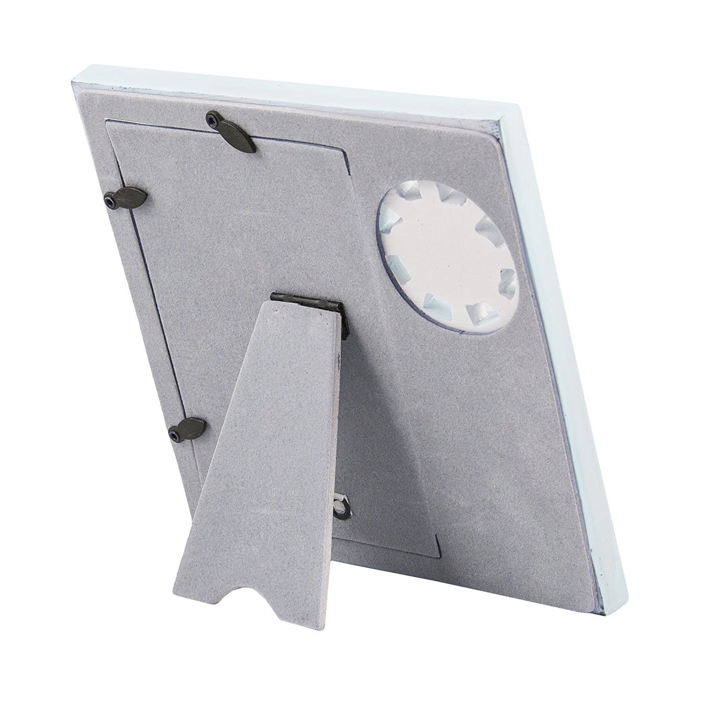 Baptized in Christ Vertical 4x6 Picture Frame - Matthew 28:20 Scripture (Blue)
