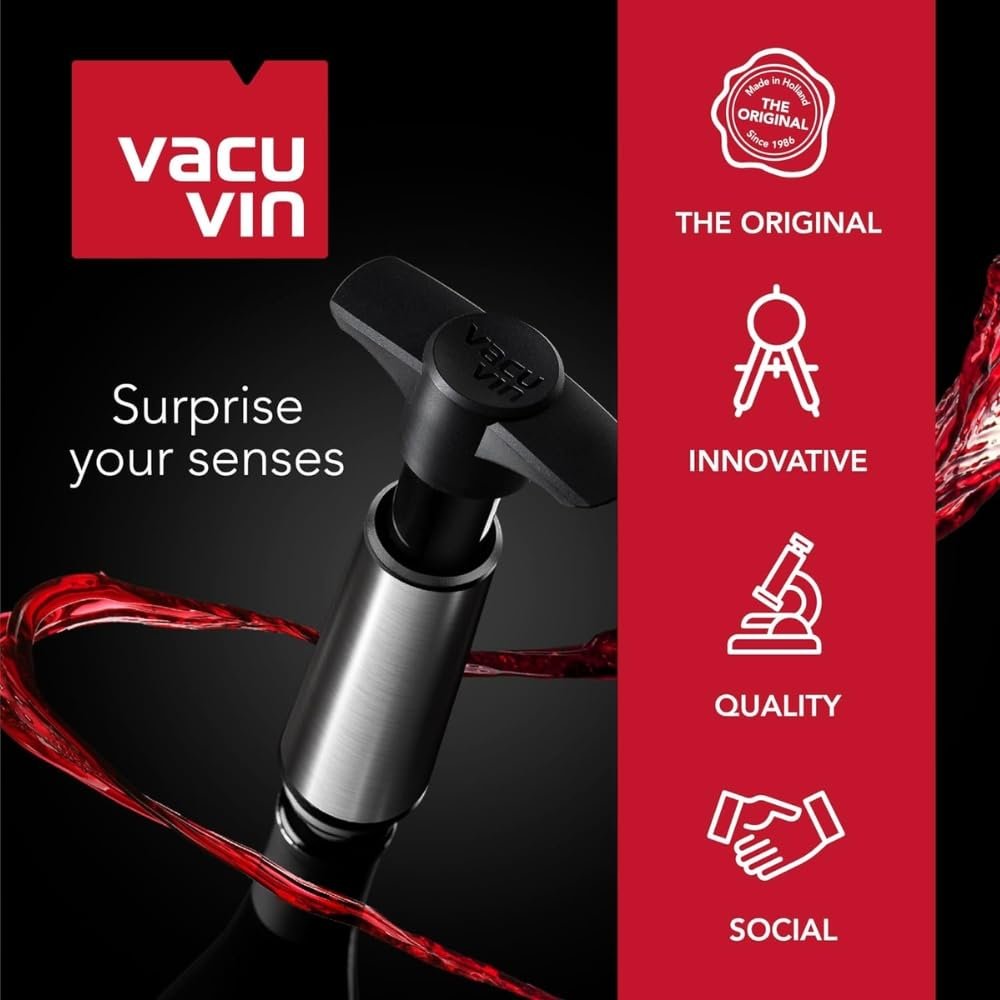Vacu Vin Active Cooler Wine Chiller - Reusable, Flexible Wine Bottle Cooler