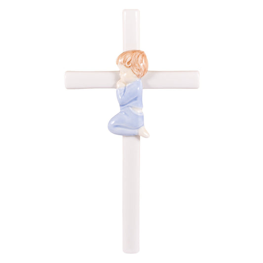 Roman Giftware Inc., Children's Gifts, New Baby, 7.5" H Valencia Praying BOY,Religious, Inspirational, Durable (7x4x1)
