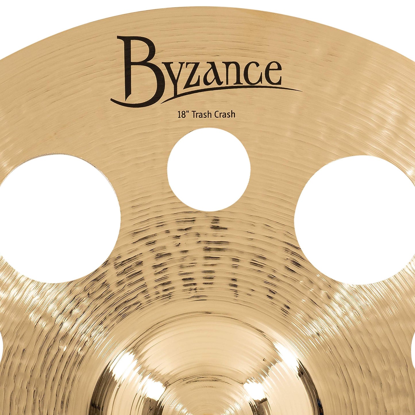 Meinl Cymbals Byzance 18" Brilliant Trash Crash — Made in Turkey — Hand Hammered B20 Bronze, 2-Year Warranty (B18TRC-B)