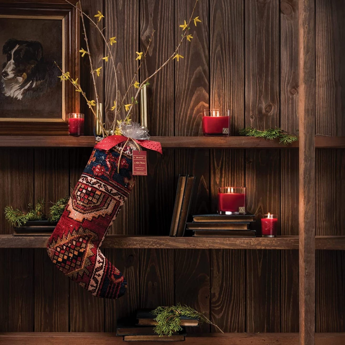 Aromatique The Smell Of Christmas Wax Melts Set of 8 - Highly Scented Wax Cubes Essential Oils Tealight Melter Air Freshener Home Fragrance Deodorizer Xmas Gifts Notes of Clove, Cinnamon, Orange 2.7oz