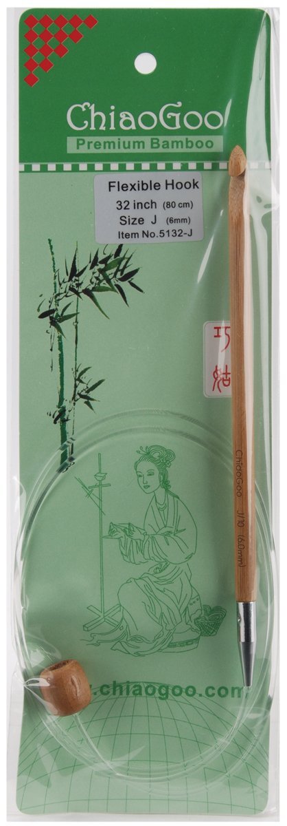 ChiaoGoo Tunisian Flexible Crochet Hooks 32-Size J