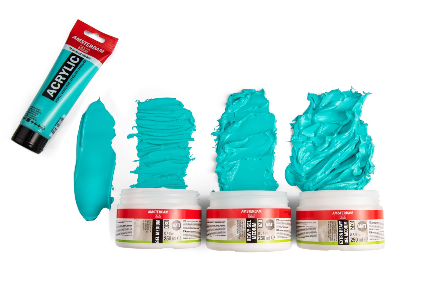 Amsterdam Gel Medium Extra Heavy - Matt - 250ml