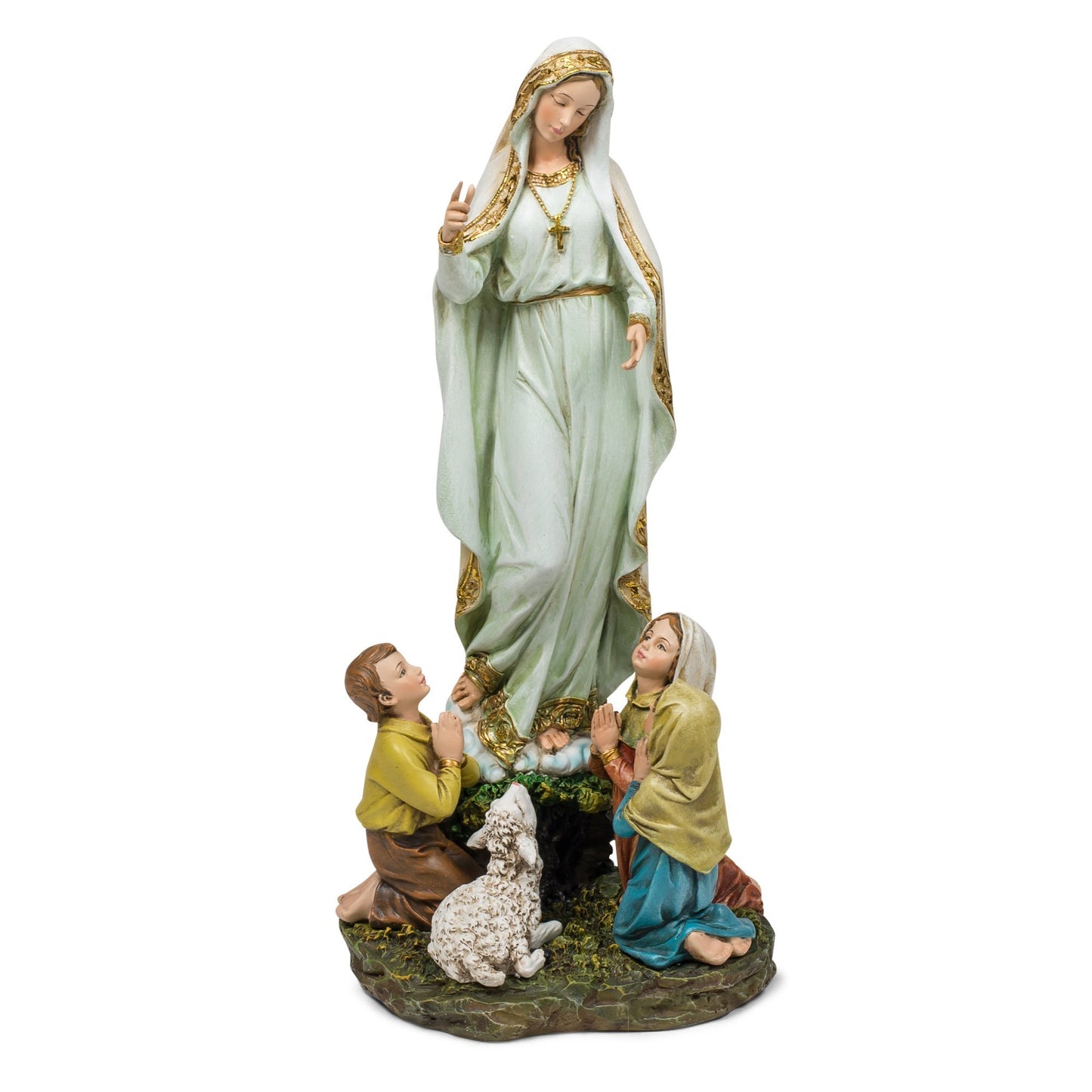 Joseph Studio by Roman 12" Our Lady of Fatima Statue – Religious Home Decor, Inspirational Gift for Prayer or Celebration