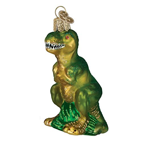 Old World Christmas Ornaments: Dinosaurs Glass Blown Ornaments for Christmas Tree