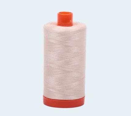 2000 Light Sand Aurifil Cotton 12 WT Large Spool