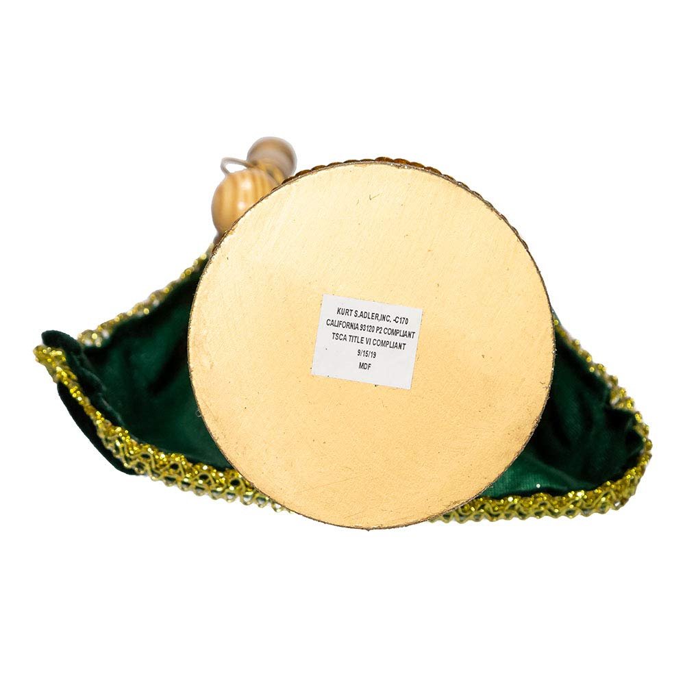 Kurt Adler Wooden Nutcrackers, Irish Nutcracker with Cape, 15"