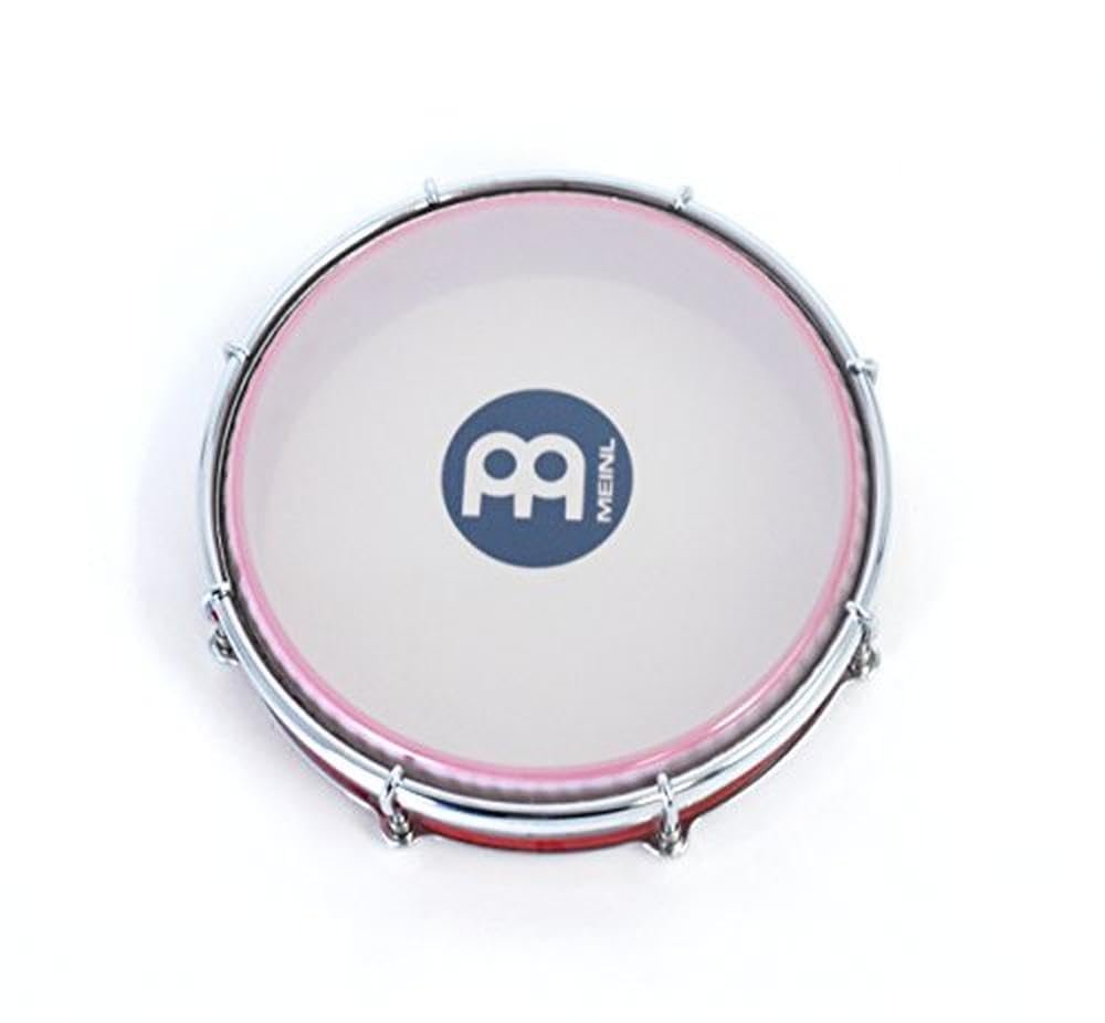 Meinl Percussion Tamborim with Floatune Tuning System-Not Made in China-Black ABS Plastic Body & Synthetic Head